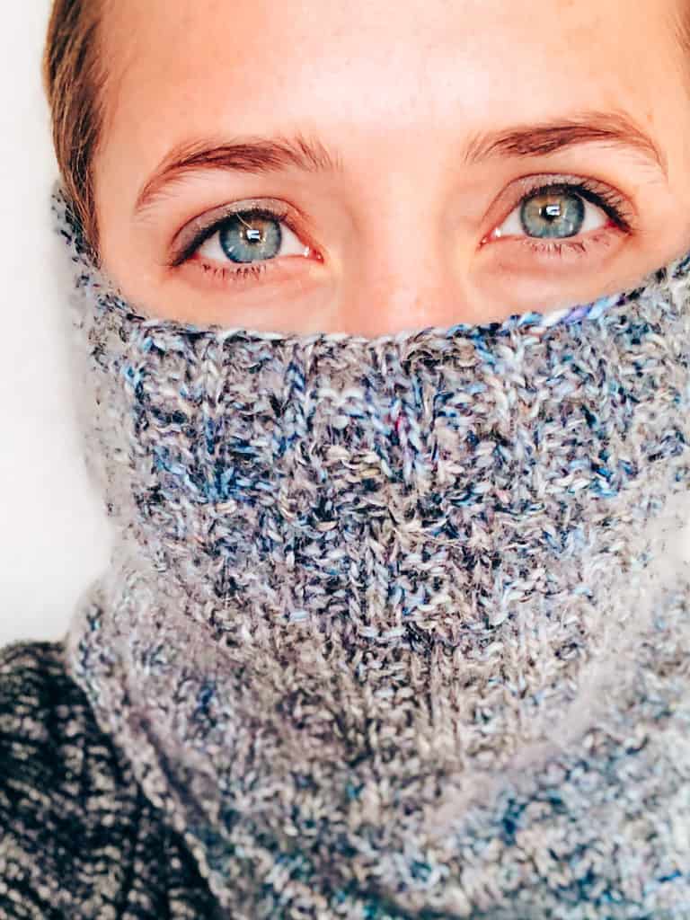 Winter Lake Cowl - Christmas Knitting Pattern for Quick Knit Gifts