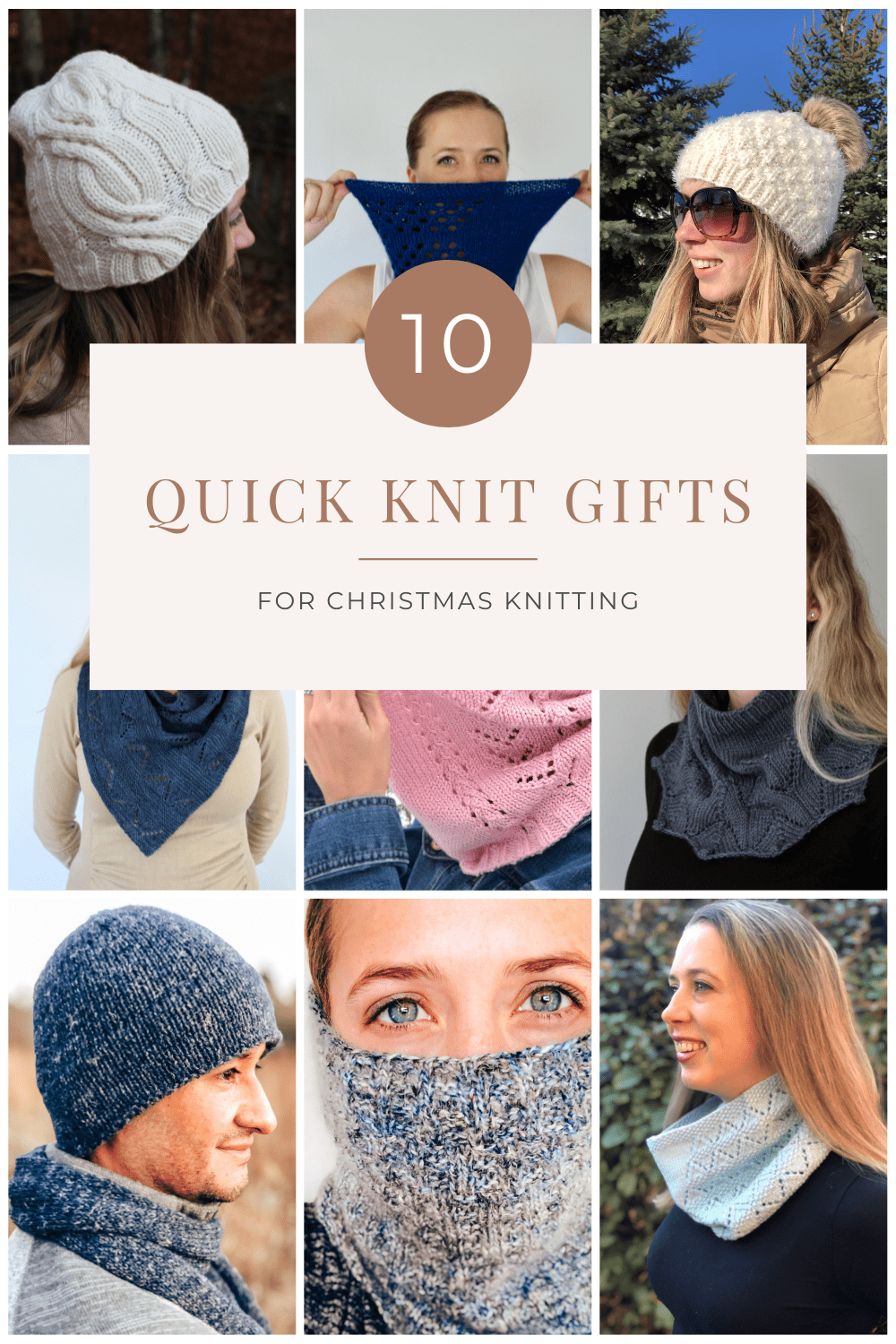 10 Knitting Ideas for Christmas Gifts