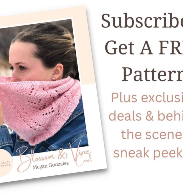 Subscribe to Nurture News & Get A FREE Pattern