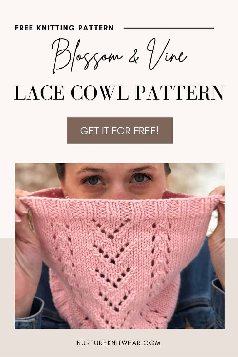 Your New Fave in Free Lace Cowl Knitting Patterns!