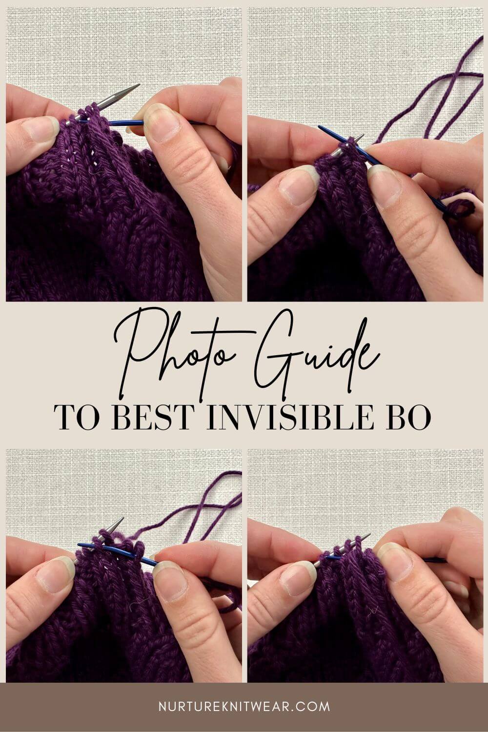 Bind Off Kitchener Stitch: Best Invisible BO for 2x2 Ribbing