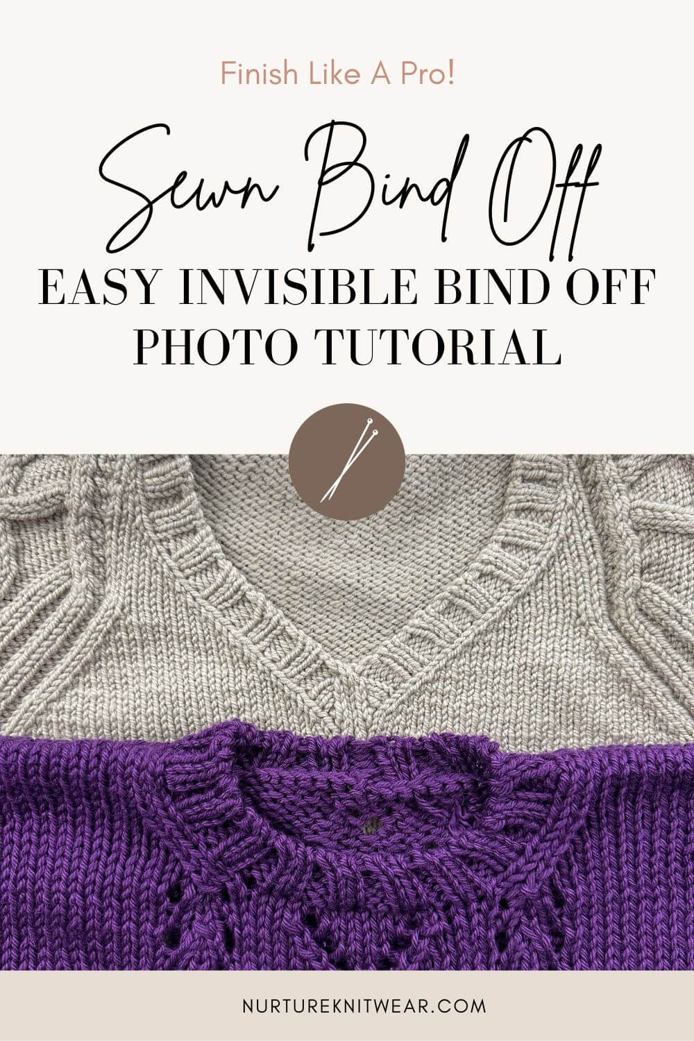 Bind Off Kitchener Stitch: Best Invisible BO for 2x2 Ribbing
