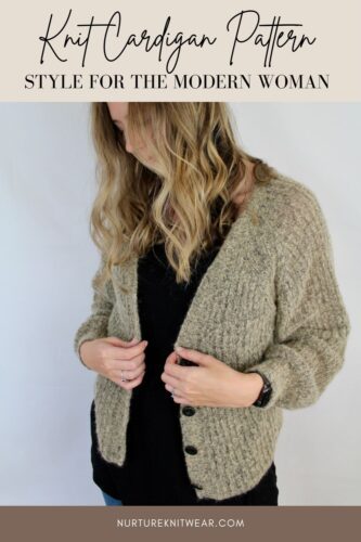 summer cardigan knit pattern