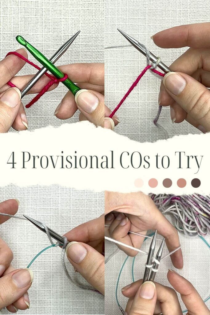 Learn how to knit the best provisional cast on for your project.