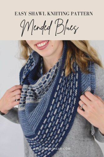 Simple Knit Shawl Pattern