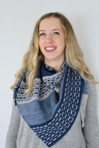 Simple Knit Shawl Pattern
