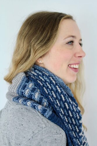 Easy Knitting Slipped Stitch Shawl Pattern