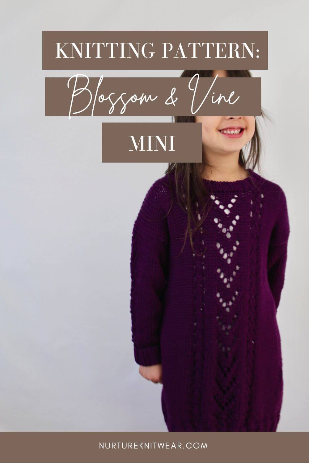 Easy Lace Knitting Pattern for Cherished Mommy & Me Sweaters