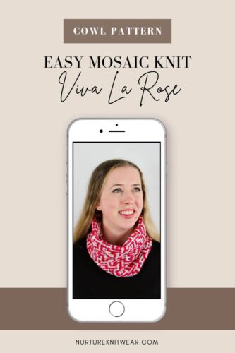 Mosaic Cowl Knitting Pattern