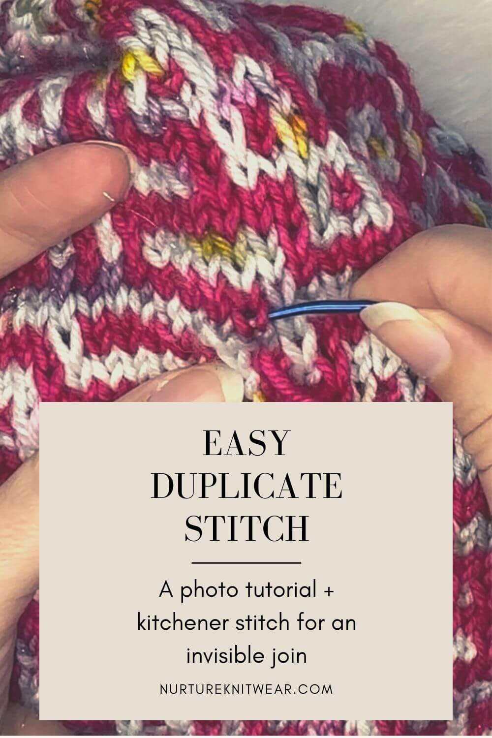 The Ultimate Kitchener Stitch How To for Beginners