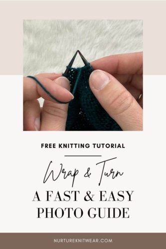wrap and turn in knitting