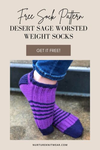 free sock knit pattern