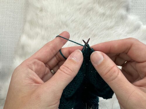 wrap and turn (w&t) on purl side