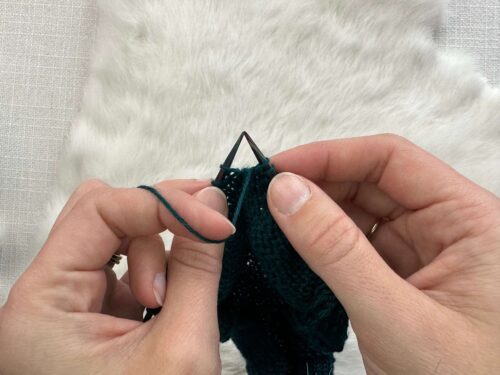 wrap and turn (w&t) on purl side