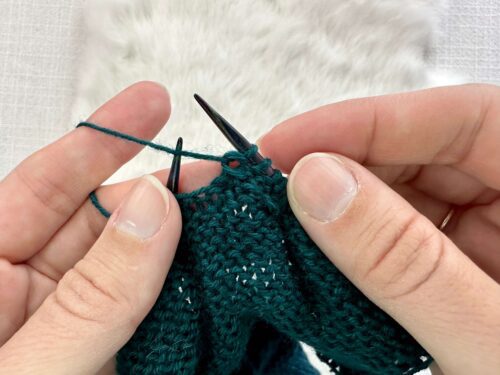 how to knit the purl together with its wrap (purl side)