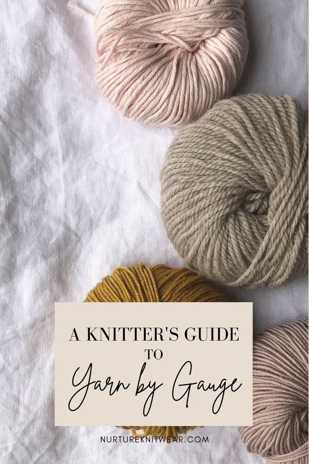Master Yarn by Gauge + Cheat Sheet (DK vs Worsted & More)
