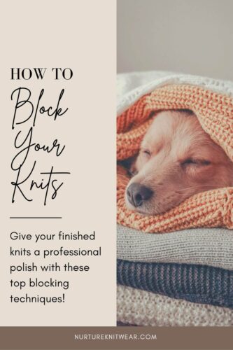 blocking knits