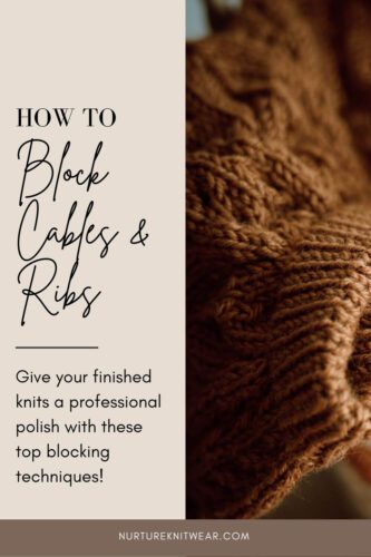 Knitting How to Block