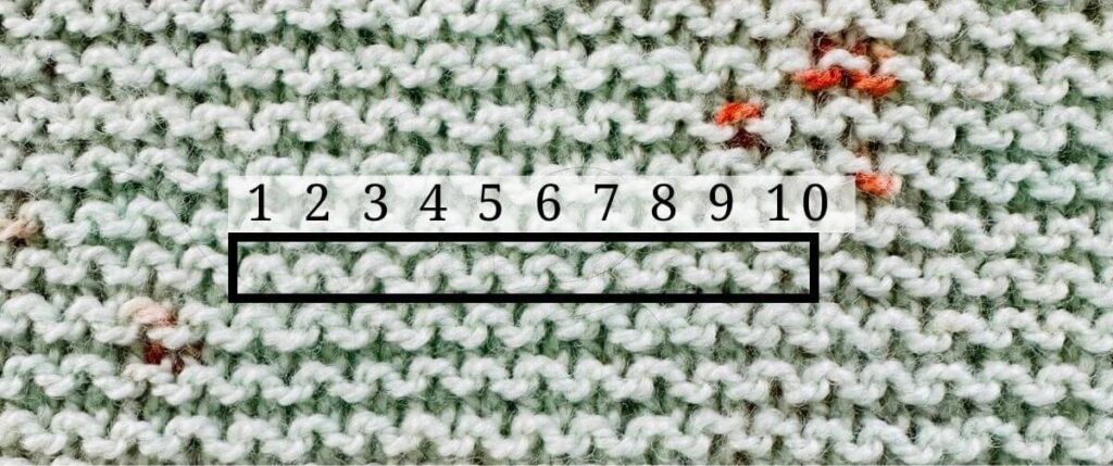 how to count stitches in knitting