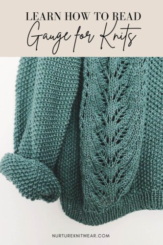 gauge for knitting
