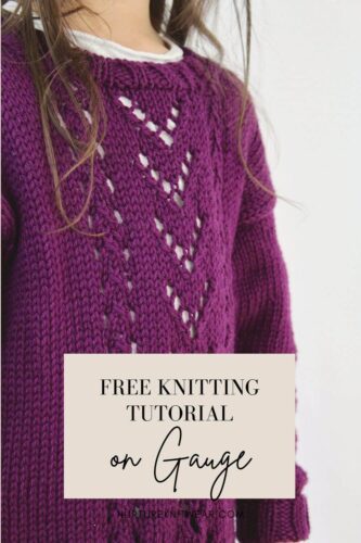 how to count rows in knitting