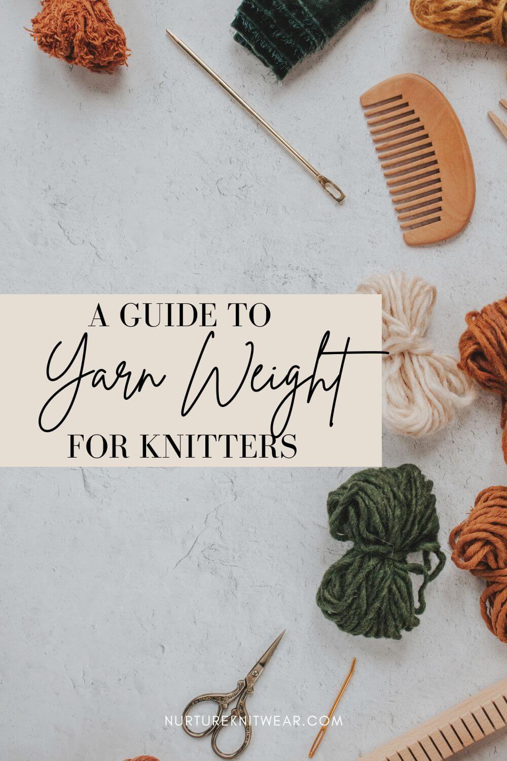 Master Yarn by Gauge + Cheat Sheet (DK vs Worsted & More)