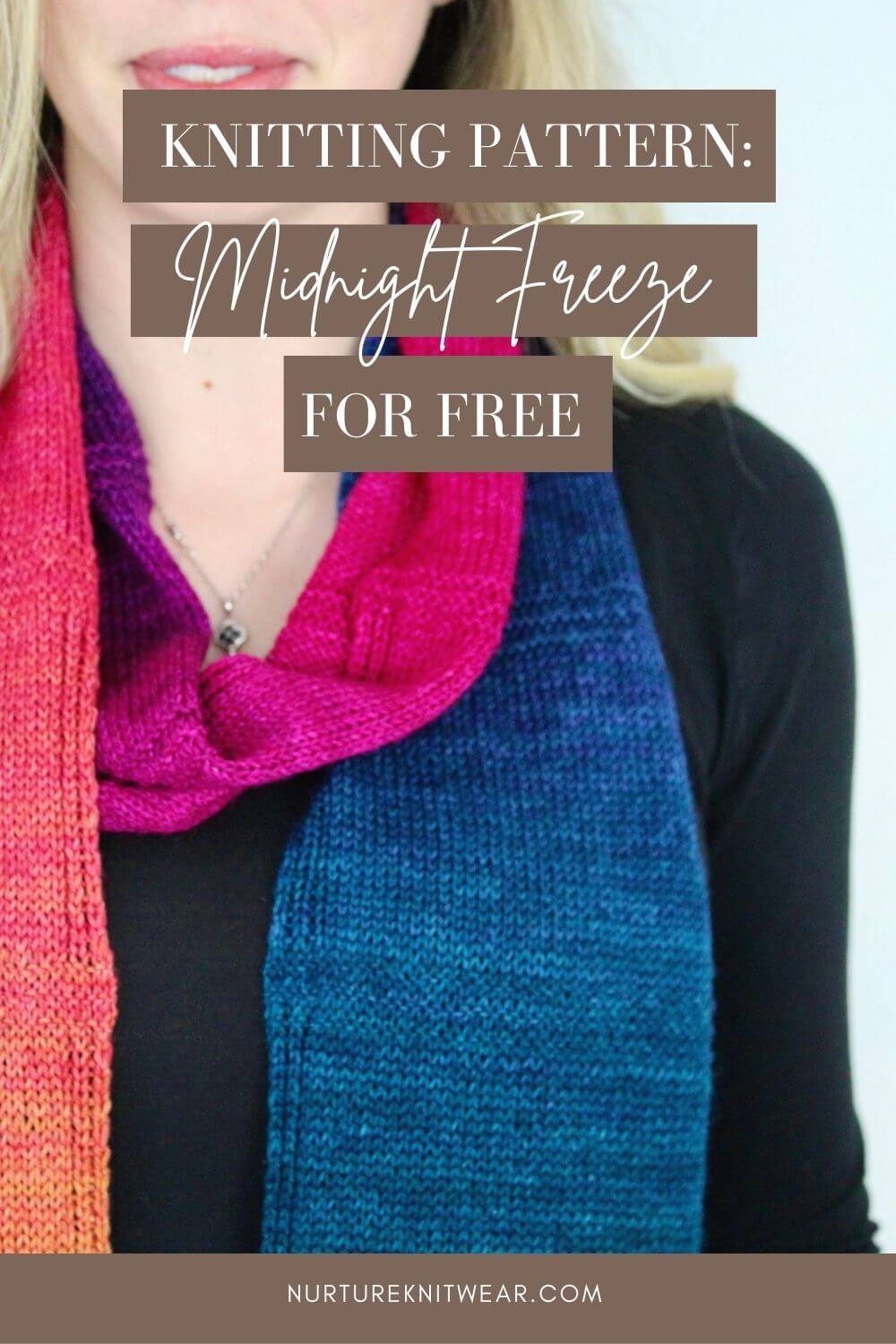 Super Easy Free Scarf Knitting Pattern for Beginners
