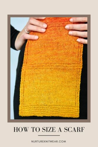 size of a scarf