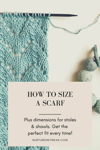 size of a scarf