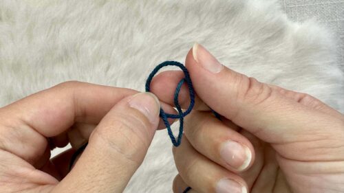 slip knot cast on knitting