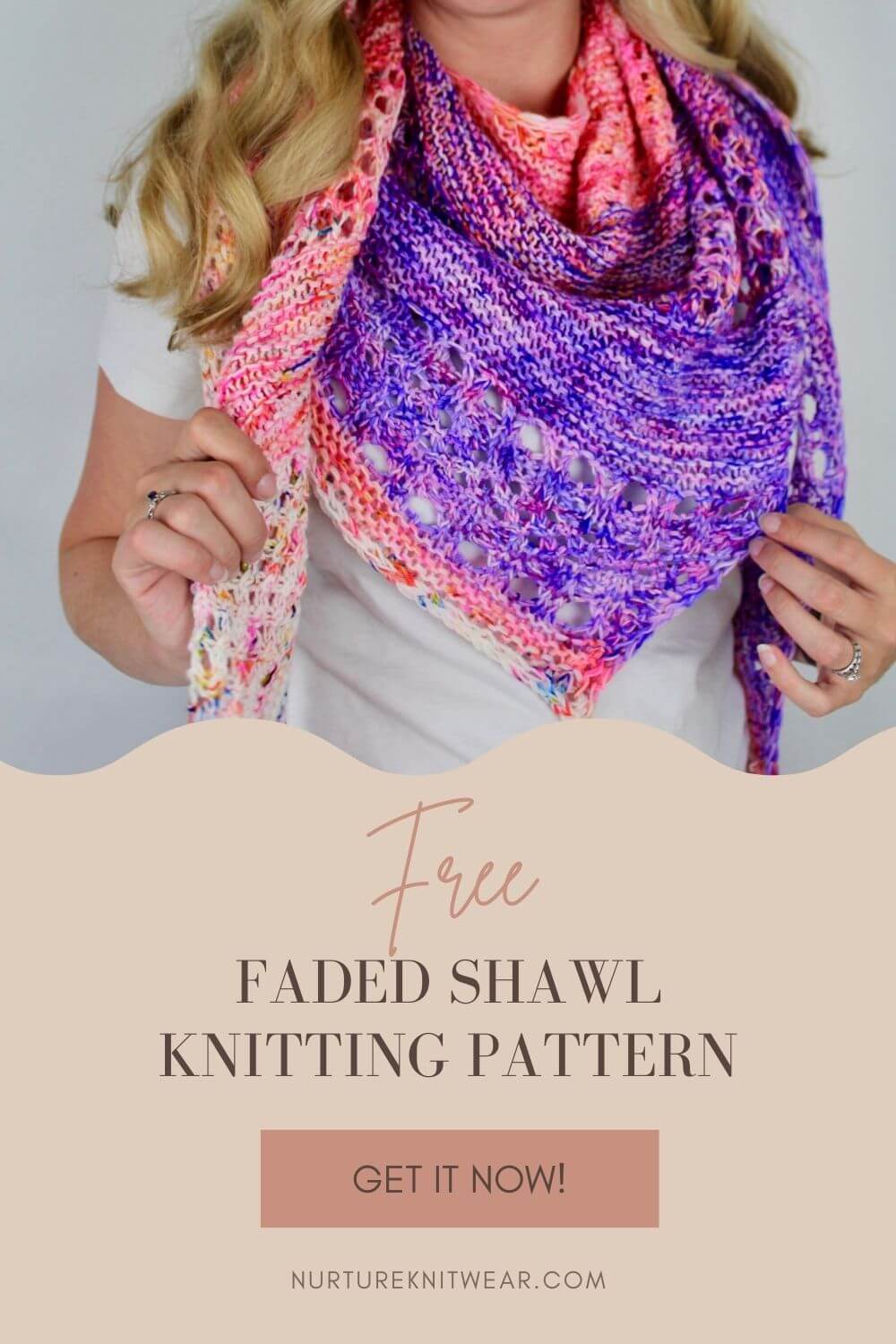 Free Shawl Knitting Pattern + Downloadable PDF