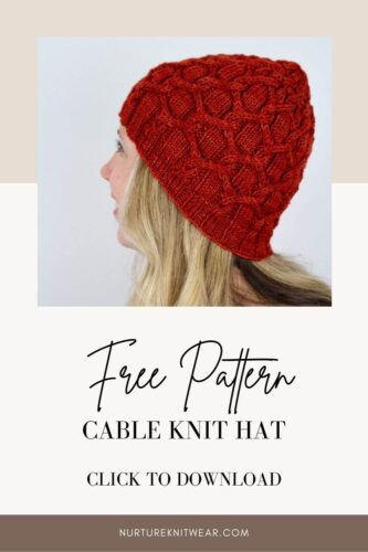 Free Cable Knit Hat Pattern