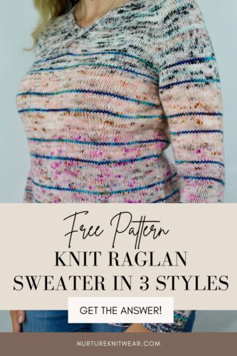 Glacier Run - a free sweater knit pattern
