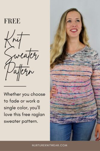 Glacier Run - a free sweater knit pattern