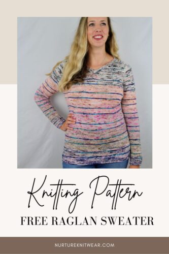 Glacier Run - a free sweater knit pattern