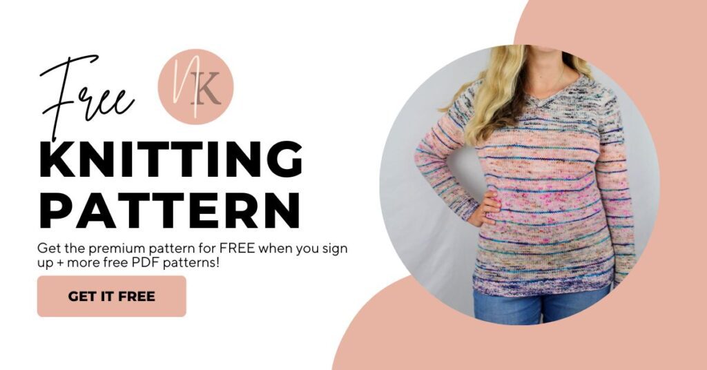 Download Glacier Run - A Free Sweater Knit Pattern - with sign up!