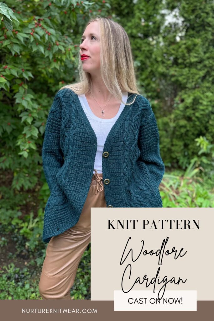 cable cardigan knitting pattern