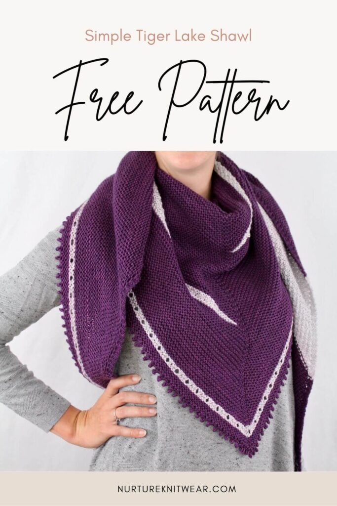 free easy knit shawl pattern