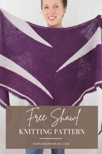 free easy knit shawl pattern