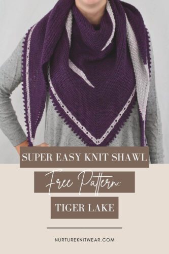 free easy knit shawl pattern