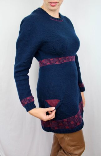 Altas Cove Knit Tunic Pattern with Slipped Stitches