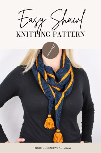 Pluck-Up-easy-knitting-pattern-striped-shawl-11 easy knitting pattern for striped shawl in 2 sizes
