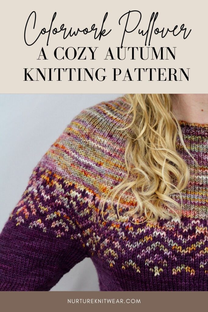 top-down knit sweater pattern