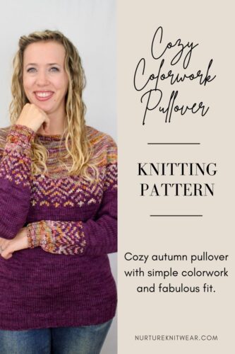 top-down knit sweater pattern