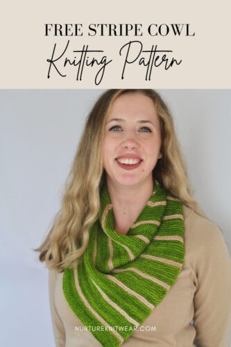 Free Easy Knit Cowl for Beginners