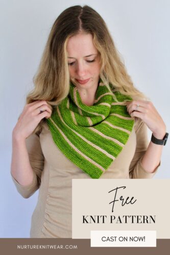 Free Easy Knit Cowl for Beginners