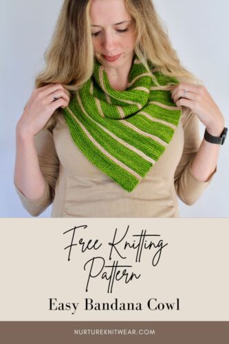 Free Easy Knit Cowl for Beginners
