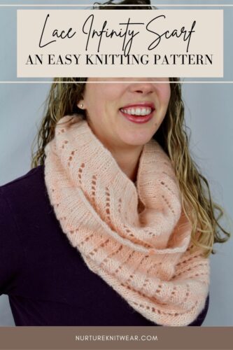Knit Lace Pattern: Infinitum Cowl & Infinity Scarf