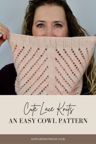 Knit Lace Pattern: Infinitum Cowl & Infinity Scarf