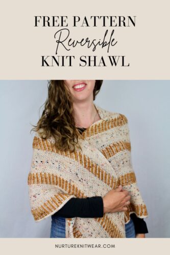 Moonbow: a beginner friendly free shawl knitting pattern